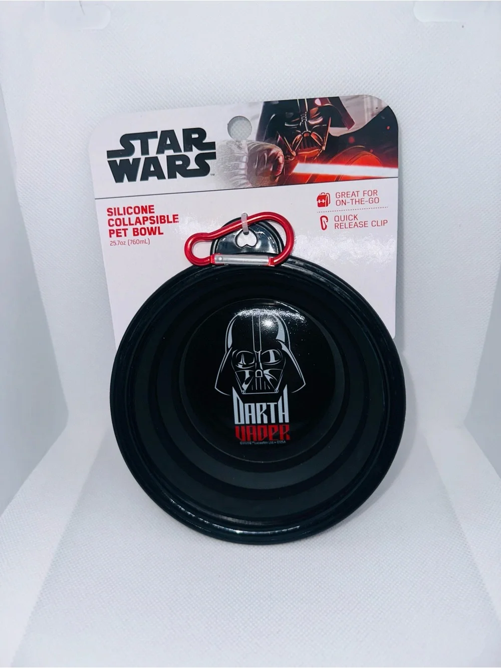 NWT Star Wars Collapsible Pet Bowl